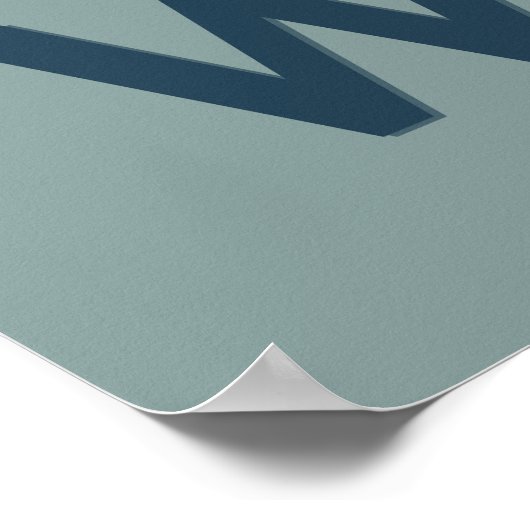 Funny motivational 'Work Smarter' quote poster (Hoek)