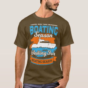 Funny Motorboot Boat Kapitein Gift T-shirt