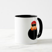 Funny Motorcycle Biker Road Rider Mok (Voorkant rechts)