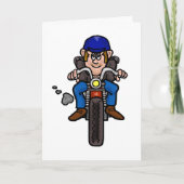 Funny Motorcycle Blessing Birthday Card Kaart (Voorkant)