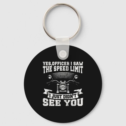 Funny Motorcycle Lover Graphic Women Men Motorbike Sleutelhanger (Voorkant)