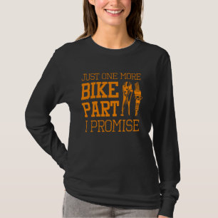 Funny Motorcycle Mechanic Mannen koelen nog een bi T-shirt