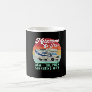 Funny Motorhome RV Co-Pilot gift voor vrouw Koffiemok