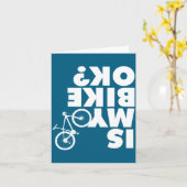 Funny Mountain Bike  Kaart (Gele Bloem)