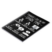 Funny Mountain Bike Lover MTB Humor Biking Notitieboek (Linkerzijde)