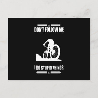 Funny Mountain Bike Quotes Biker Cyclist Briefkaart