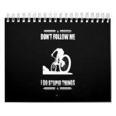 Funny Mountain Bike Quotes Biker Cyclist Kalender (Hoes)