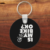 Funny Mountain Bike  Sleutelhanger (Voorkant)