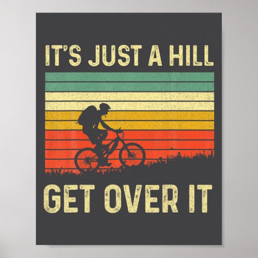 Funny Mountain Biking Design For Men Women Trail R Poster (Voorkant)