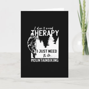 Funny Mountain Biking Gift voor MTB Biker Kaart