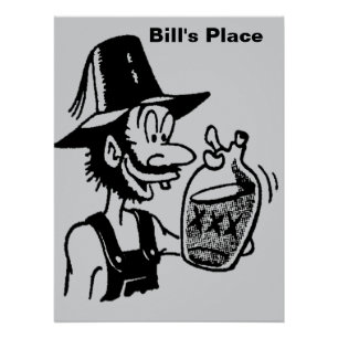 Funny Mountain Man 🏔️ Comische naam Hillbilly Perfect Poster