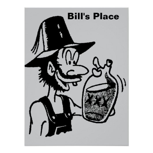 Funny Mountain Man 🏔️ Comische naam Hillbilly Perfect Poster (Voorkant)