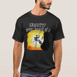 Funny Mountain Rock klimmen T-shirt