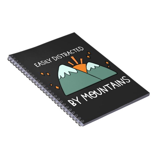 Funny Mountains Natuur Lover Notitieboek (Rechterzijde)