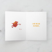 Funny Mouse Cadeau Nephew of Niece met kerstkaart Aankondiging (Binnen)