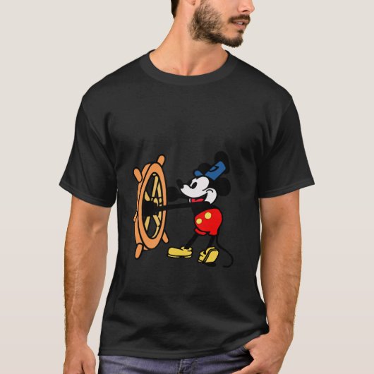 Funny MOUSE CARTOON Stoomboot Willie Original T-shirt (Voorkant)