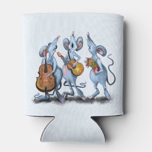 Funny Mouse Musical Band Koelbox Blikjeskoeler (Achterkant)