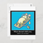 Funny Mouse Product Briefkaart (Voorkant / Achterkant)