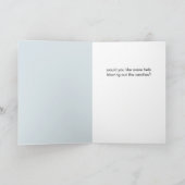 Funny Mouse Verjaardag Kaart (Binnen)