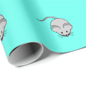 Funny Mouse Wrapping Paper Cadeaupapier (Rol Hoek)