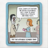 Funny mousepad: Kantoor Zombie Muismat (Voorkant)