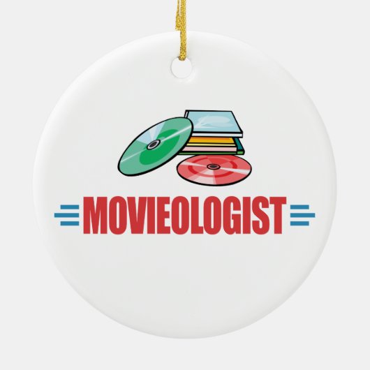 Funny Movie Keramisch Ornament (Achterkant)