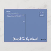 Funny Movie Parody voegt Pets Photo Holiday toe Briefkaart (Achterkant)