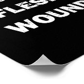 Funny Movie Quote It's Just A Flesh Wound  Poster (Hoek)