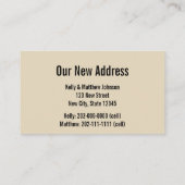 Funny Moving Aankondiging Adres Invoegen (Achterkant)