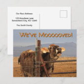 Funny Moving Aankondigingskaart (Voorkant / Achterkant)