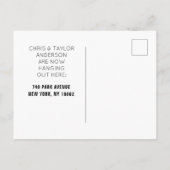 Funny Moving Announcement Aankondigingskaart (Achterkant)