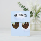 Funny Moving Announcement Aankondigingskaart (Staand voorkant)