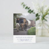 Funny Moving Announcement Briefkaart (Staand voorkant)