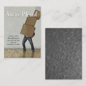 Funny Moving Announcement We hebben ons verplaatst Informatiekaartje (Voorkant / Achterkant)