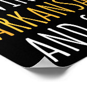 Funny Moving Out Of State Moving Away To Arkansas  Poster (Hoek)