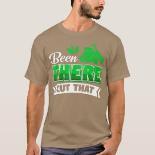 Funny Mowing Lawn Beer Pap Landscaping knipt dat T-shirt