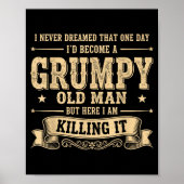 Funny Mpy Old Man  Poster (Voorkant)