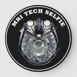 Funny MRI Tech Selfie Grote klok