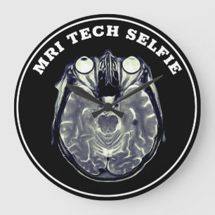 Funny MRI Tech Selfie Grote klok