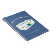 Funny Ms Frosty bij plastisch chirurg cartoon Notitieboek (Rechterzijde)