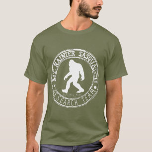 Funny Mt Rainier National Park Sasquatch Team T-shirt