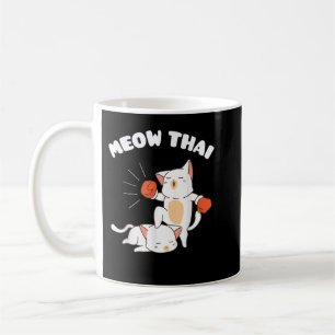 Funny Muay Thai Cats Thai Boxing Fighter Gift 779 Koffiemok