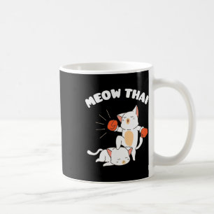 Funny Muay Thai Cats Thai Boxing Fighter Gift Koffiemok