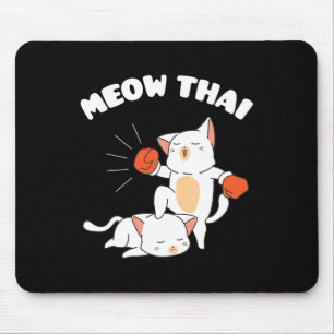 Funny Muay Thai Cats Thai Boxing Fighter Gift Muismat