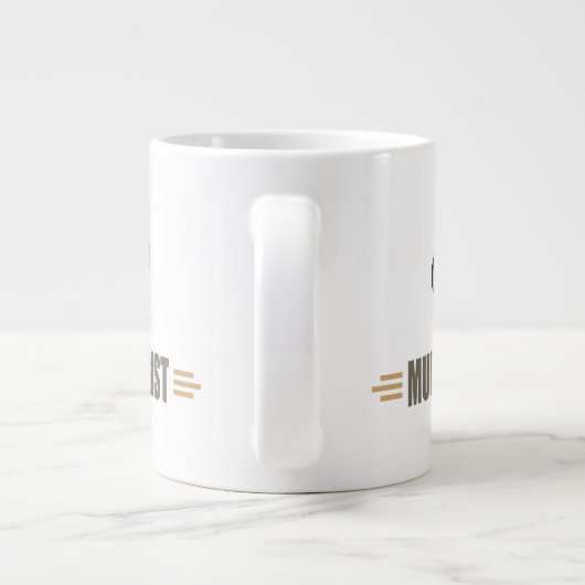 Funny Muffin Grote Koffiekop (Achterkant)