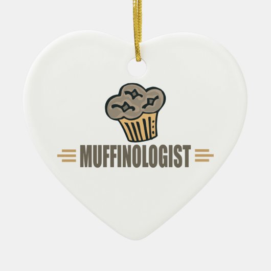 Funny Muffin Keramisch Ornament (Voorkant)