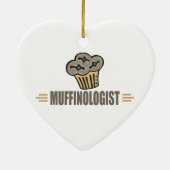 Funny Muffin Keramisch Ornament (Achterkant)