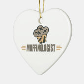 Funny Muffin Keramisch Ornament (Links)