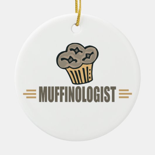 Funny Muffin Keramisch Ornament (Voorkant)