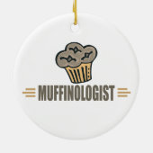 Funny Muffin Keramisch Ornament (Achterkant)
